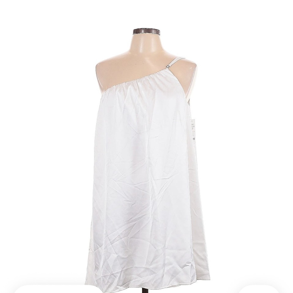 Show Me Your MuMu White One Shoulder Dress